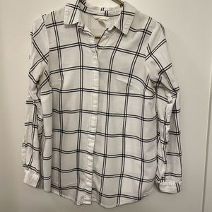 H&M Mama/Maternity - Black and White Flannel